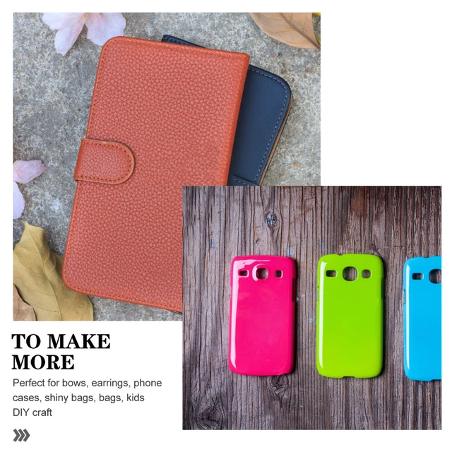 6 blätter Tragbare Crafting Leder Blätter Für Schmücken Schmuck Handwerk Freunde 6