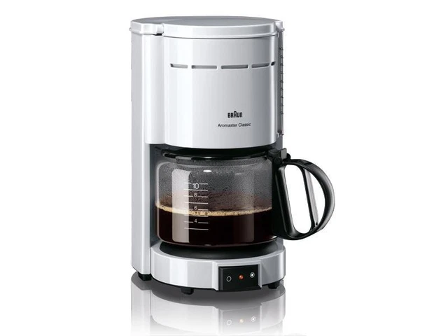 Braun 0X13211004 Braun KF 47/1 Classic weiß Aromaster