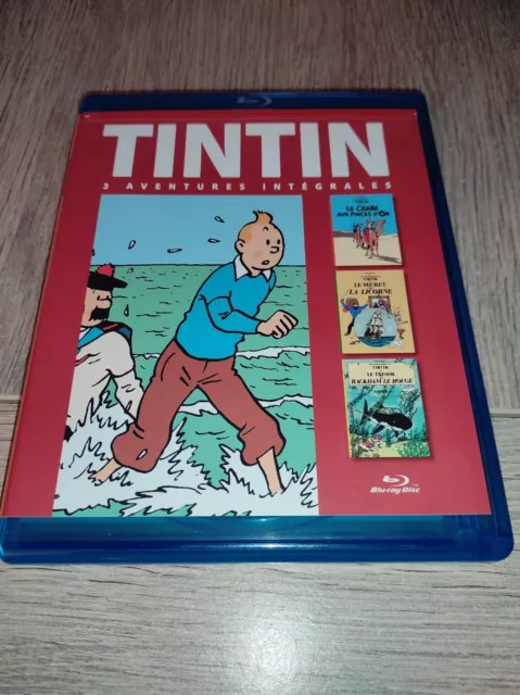 Blu-Ray Tintin Le Crabe Aux Pinces D Or Rackham Le Rouge Le Secret De La Licorne