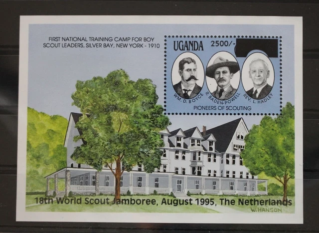 Uganda Block 229 mit 1483 postfrisch Pfadfinder #WH549
