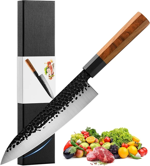 Japanese Chef Knife Gyuto 8 Inch Professional Hand Forged Kitchen Chef Knife