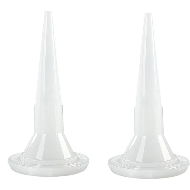 2PCS Universal Caulking Nozzle, Reliable Plastic Glue Nozzle for DIY Projects