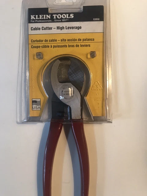 Klein Tools 63050 High Leverage Cable Cutter cuts up to 2/0 copper in package