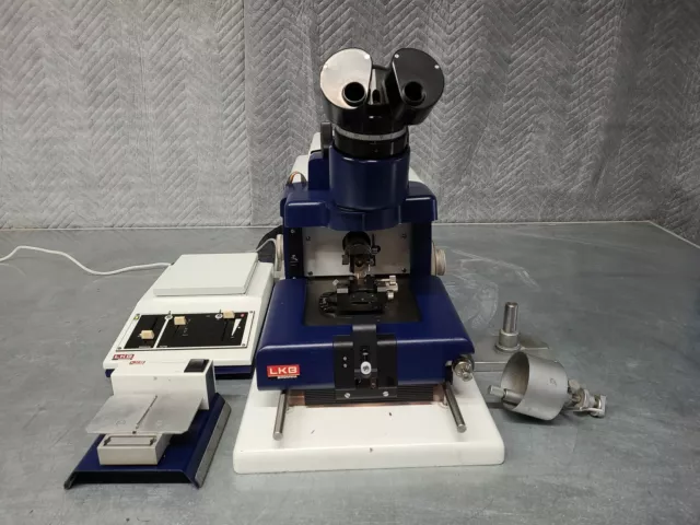 LKB Ultrotome Nova Microtome Olympus Microscope Controller & Multiplate 2209 Lab