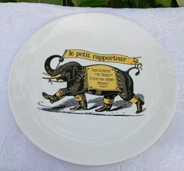 Assiette En Faience St Amand Les Eaux (Tf1) Le Petit Rapporteur Dn2780/1