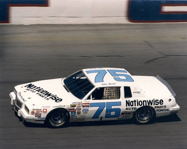 LAKE SPEED NASCAR 1985 Daytona 500 Old Motor Racing Photo