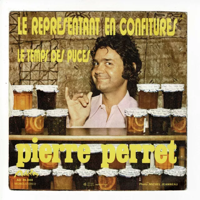 Pierre Perret Vinilo 45 RPM Representacion Mermelada - Tiempo Pulgas -sonopresse 3