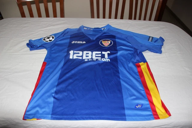 Maillot Officiel Sevilla FC Centenario – Joma – Taille L – Stevenson N°11 Renato – Très Bon état