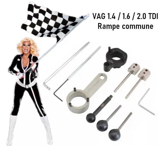 Outils de Calage Moteur Réglage pour VAG VW Audi Seat Skoda 1.4