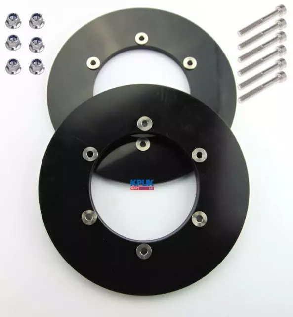 Kart Sprocket Protector Kit Inc Reinforced Collars 210mm Brand New Kart Parts UK