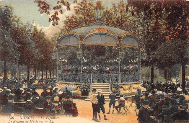 Cpa 54 Nancy La Pepiniere Kiosque De Musique