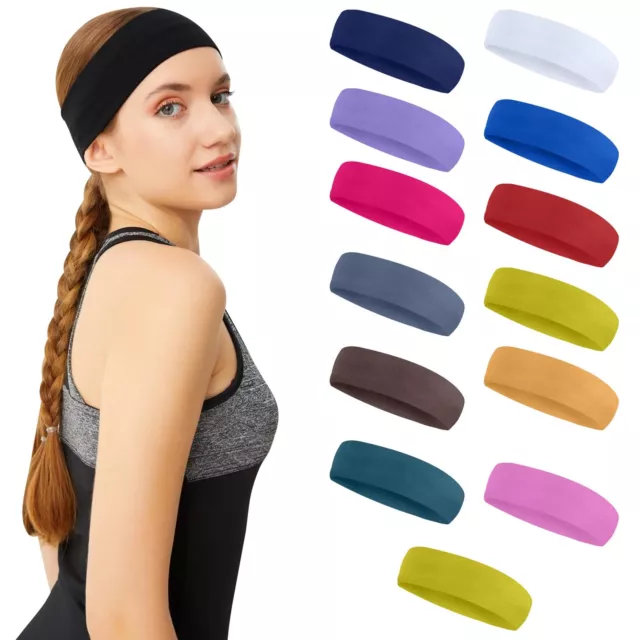 7cm Wide Plain Stretchy Fabric Headband Kylie Band Women Headband Hair Bandeau