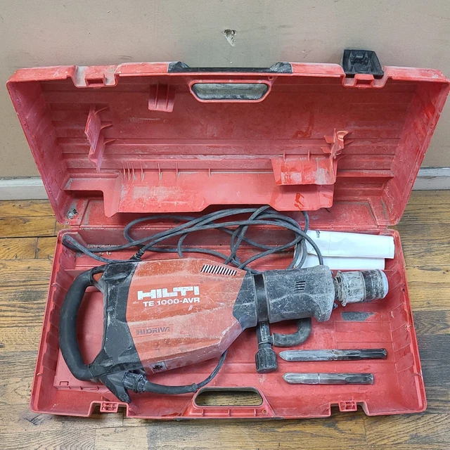 HILTI 120VOLT CONCRETE Breaker TE 1000AVR Demolition Hammer 899.99