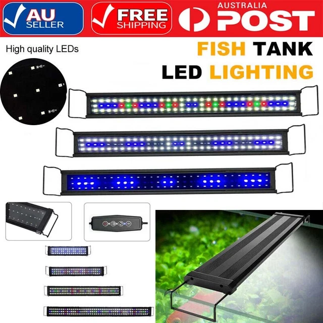 60 90cm LED Aquarium Light Full Spectrum Aqua Plant Fish Tank Bar Lamp Lighting