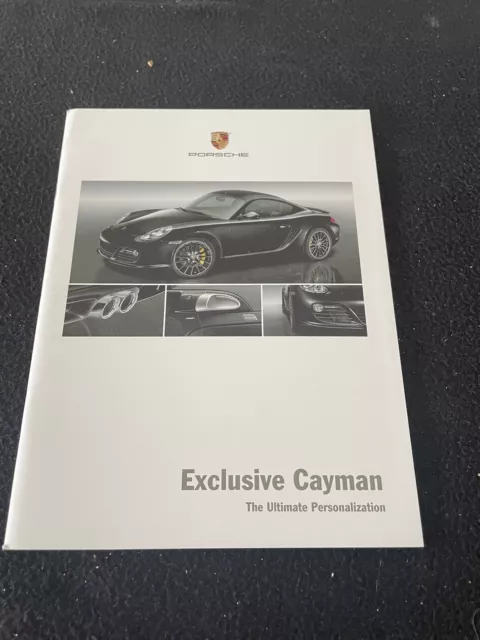 2009 Porsche Cayman & Cayman S EXCLUSIVE Brochure Special Order Detailed Catalog