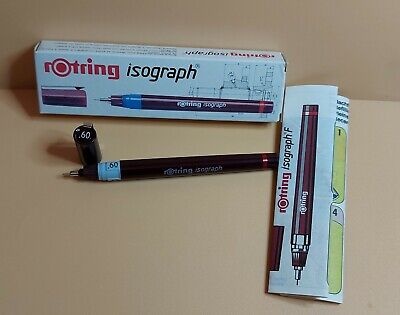 rotring isograph F technical drawing pen 1.4mm penna a china con scatola 