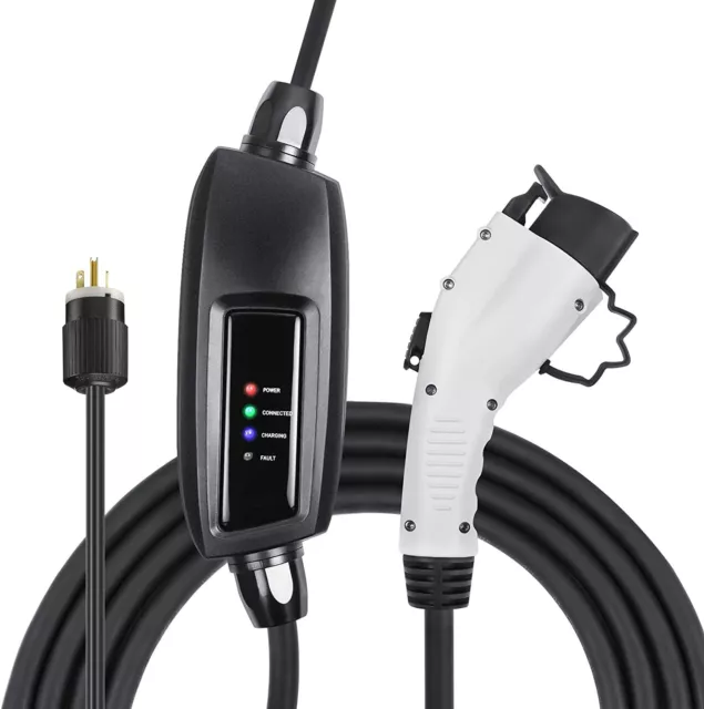 Lectron NEMA 6-20 Level 2 EV Charger - Compatible with J1772 EVs (Refurbished)