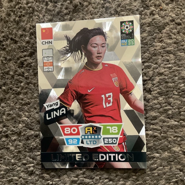 PANINI FIFA WOMEN’S World Cup 2023 Yang Lina Limited Edition Mint 6.71