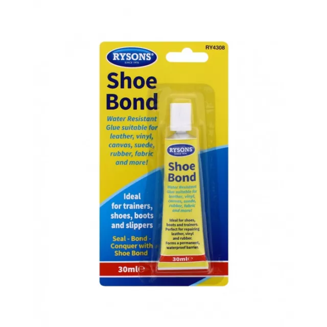 SHOE BOND Glue Adhesive Flexible Shoes Trainers Clothes Fabric Boot Sole