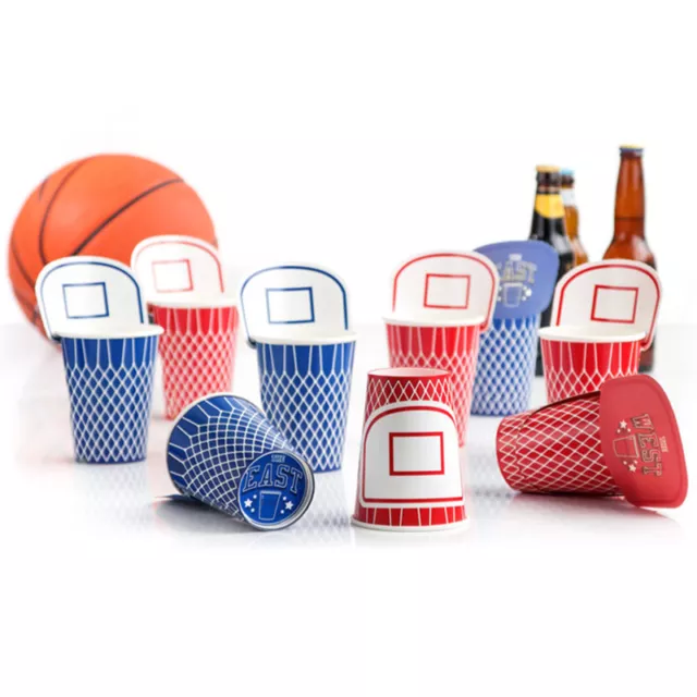 Beer Basket Cups Suck UK 20er Set Becher Pappbecher Party Feier Spaß Basketball