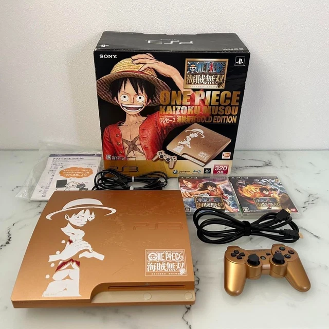 Sony PlayStation 3 PS3 One Piece GOLD 320GB Console Solo - Foto 5