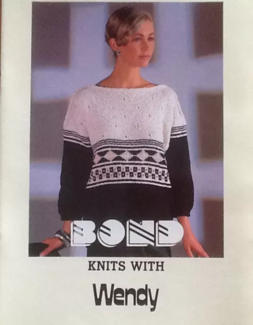 Knits with Wendy Pattern Book for Bond, USM, Ultimate sweater machine