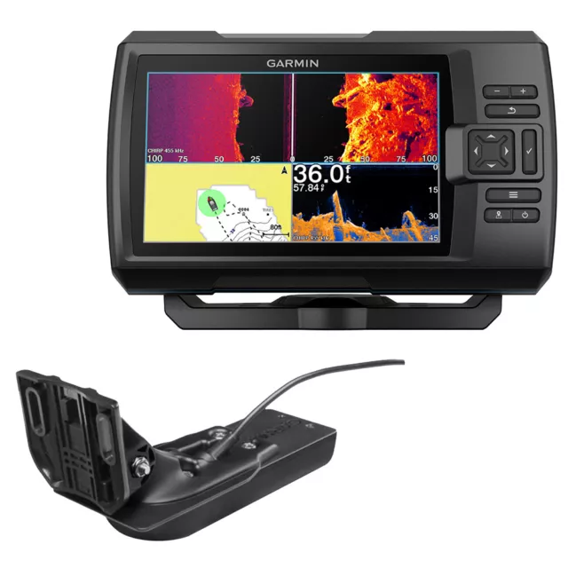 Garmin STRIKER Vivid 7sv Fish Finder GPS With GT52HW-TM Transducer 010-02553-00