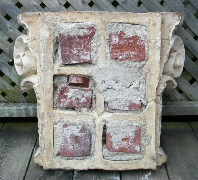 Antique Corinthian Capital - Glazed Ceramic - Canada/U.S. - Late 19th Century 3