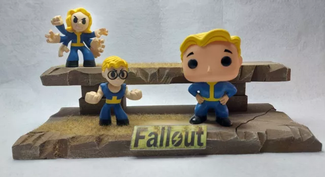 Fallout Funko Pops. Display Stand. Pop Vinyl 2 Tier.