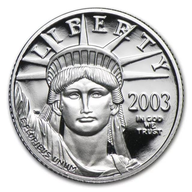 2003-W 1/10 oz Proof American Platinum Eagle (w/Box & COA) 2