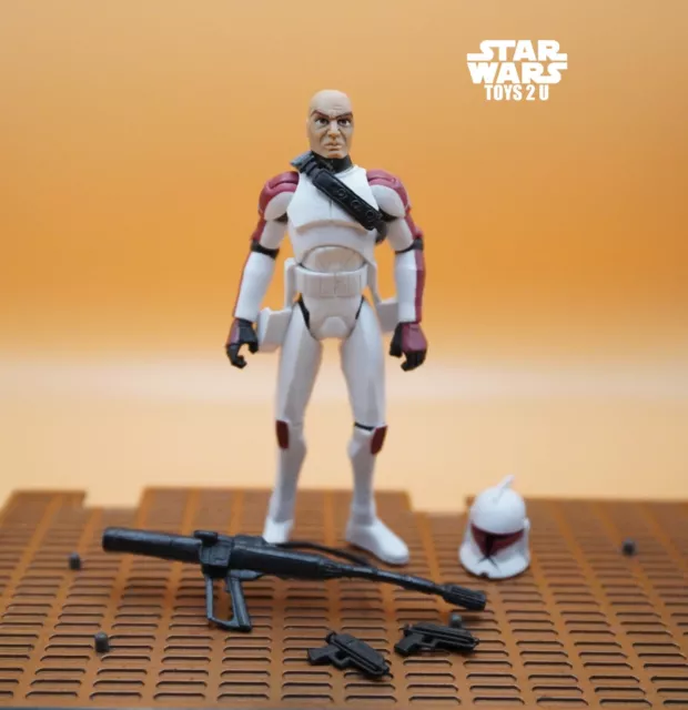 Figura De Star Wars 2008 Animada Clone Wars Clone Trooper Jek