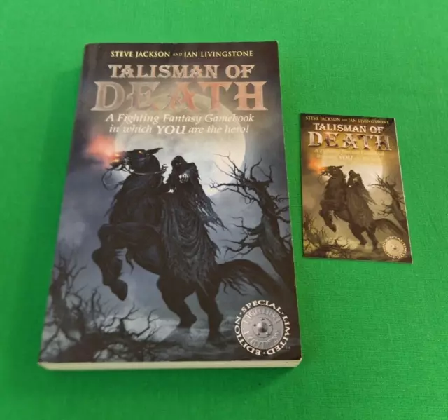 Talisman of Death ***VGC SPECIAL EDITION!!*** Fighting Fantasy Wizard #5