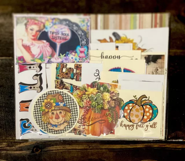Bolsa de otoño 1 colección de 60 diarios basura dichos o imágenes inspiradores y atrevidos