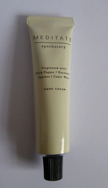 Marks & Spencer Apothecary Meditate Hand Cream 30ml M&S New Unused