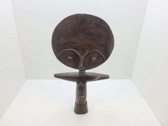Ashanti Hand Carved Wooden Fertility Doll
