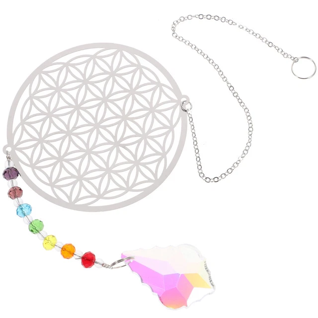 CRYSTAL PENDANT CAR Accessory Rear View Mirror Hanging Accessories