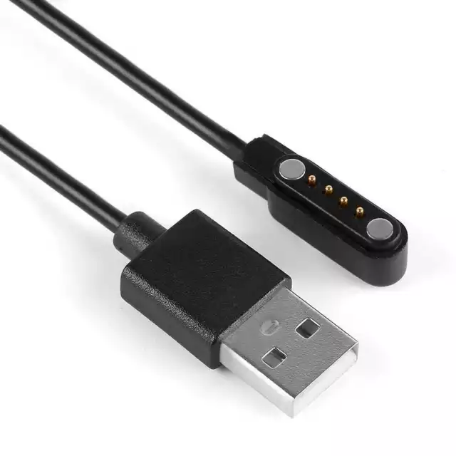 Cable de Carga USB 4 Pin Imantado Compatible con Reloj Inteligente #2 Ociodual