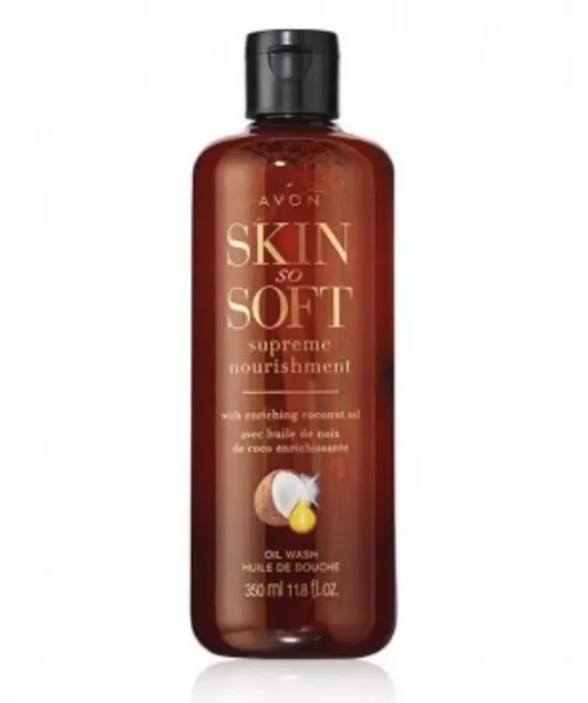 AVON SKIN SO Soft Supreme Nourishment Coconut Oil Body Wash Brand New ...