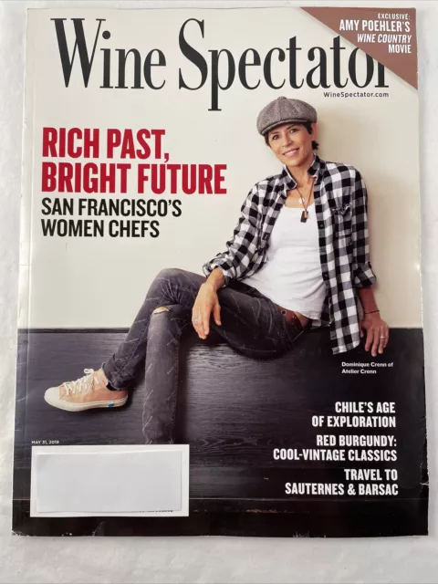 Wine Spectator Magazine May 31 2019. San Francisco's Women Chefs.