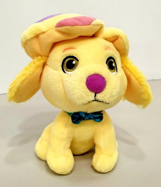 Nickelodeon Jr Sunny Day Plush 7" Yellow Doodle Dog Embroidered Fisher Price Toy
