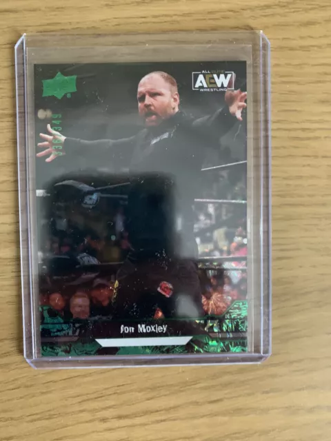 AEW Upper Deck 2023 "GREEN PYRO" parallel - Jon Moxley - Rare! SP 336/349