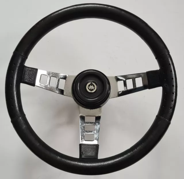 Classic Hillman Avenger Mk1 Motec 71 3-Spoke Leather Vinyl Steering Wheel & Boss