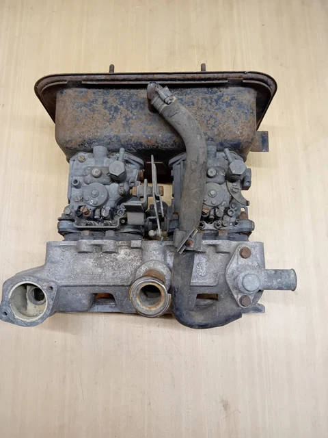 RAMPE DE CARBURATEUR solex SIMCA 1000 RALLYE 2 pipe d admition boîte à ...