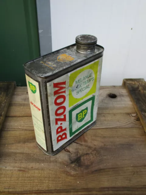 BP ZOOM MÉLANGE pour solex : bidon huile ancien oil can tin EUR 12