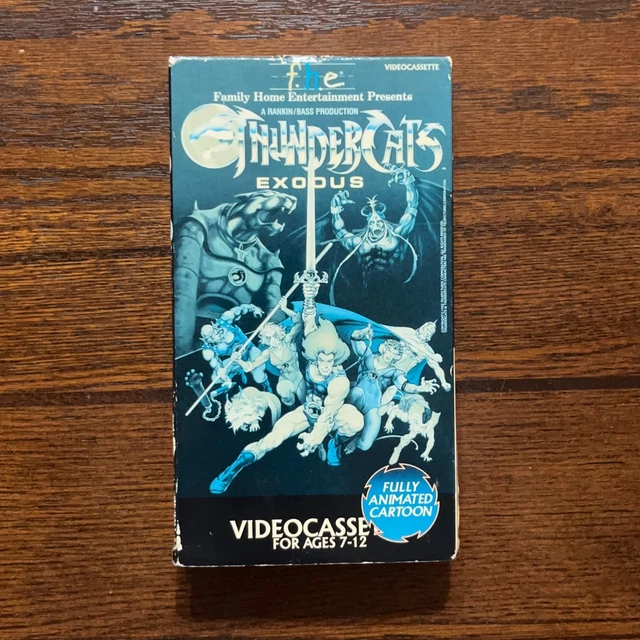 THUNDERCATS EXODUS VINTAGE VHS 1985 Blockbuster Video Tested Works $39. ...