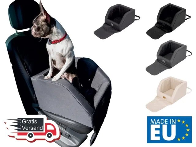 Asiento de coche para perros, cesta para perros pequeños, maletero de coche...