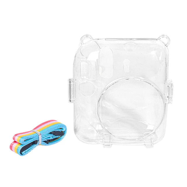 Mini Camera Bag PC Crystal Protective Shell Transparent for Camera Instax Mini12