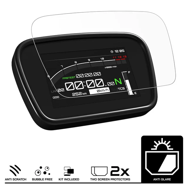 Protecteurs D'écran Anti-reflet Pour Kawasaki ZX-4RR (2023-) - Lot De 2 - Neuf Speedo Angels