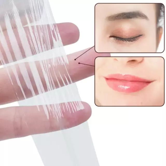 Wimpern transparent Kunststoff Wrap Augenbrauenmaske Lippenmaske Augenbrauen Wrap>""~ B5V5