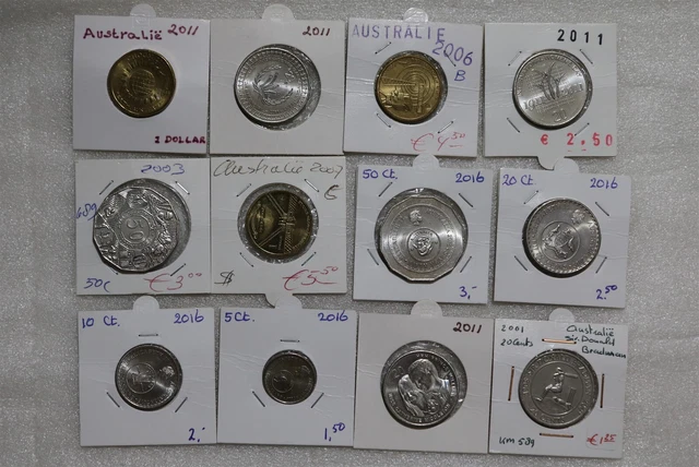 Australia Minors + Commemorative's - 12 Coins Lot B49 #1487